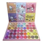 Hello Kitty Eyeshadow Palette 54 Color Makeup Set Matte Shimmer Glitter Cartoon