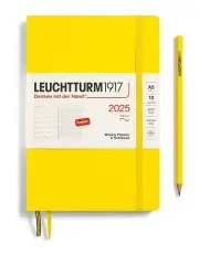 [LEUCHTTURM1917] Medium (A5) Weekly Planner Softcover Notebook 2025 in Citrone