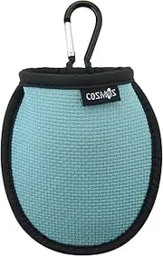 Cosmos Portable Pocket Golf Ball Washer Pouch Golf Ball Cleaner Pouch - Golf Ball Washer Pocket with Hanging Clip for Golf Course Exercise