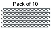 Infill Strips for Corrugated Roof Sheets - Pack of 10 -Closed Cell Foam Roofing