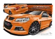 HSV MALOO F SERIES R8 FANTALE A2 FRAMED PRINT (V372)