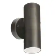 Brilliant Lighting 240V Black Up Down Coolum Light