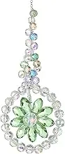 uxcell Suncatchers for Windows Hanging, Sun Catchers Indoor Window Outdoor Hanging Decor Crystal Garden Decor Wedding Birthday Party for Women, Green