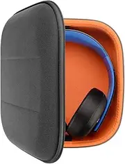Geekria Shield Gaming Headset Case for Large Over-Ear Headphones, Replacement Hard Shell Travel Carrying Bag with Cable Storage, Compatible with Sony, SHURE, Turtle Headsets