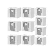 iDeer life 10 Pack Disposable Dust Bags Compatible with Roborock Q5+/Q7+/Q7MAX+/S7MAXV/T8/G10S/G10SPRO G20/S8 Robot Vacuum Cleaner
