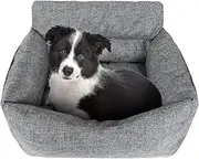 Dog Travel Car Seat,Removable Puppy Car Seat | Waterproof Animal Carriers for Vehicle, Washable Pet Travel Accessories for Dogs, Cats