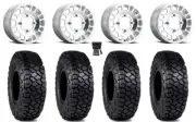 Method 412 15x6 Wheels Raw (5+1) 30" Intersect Tires Can-Am Commander Mav