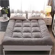 Traditional Futon Mattress 10CM Soft Floor Sleeping Pad Breathable Tatami Fold Wool Wrap Mattresses Thick Warm Bed Pads Perfect for Small Apartments and Tight Spaces 23.3.5