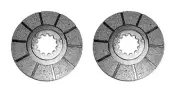 Brake Disk Fits FARMALL H HV 300 350 Super H, Super W4 - 2 Each 1975457C2_x2