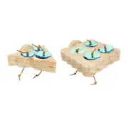 Bird Foraging Box Toy Parrot Enrichment Toy for Small Animals Mouse Parakeet