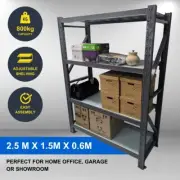 2.5M All Metal Garage Shelving Warehouse Rack Storage shelves Racking Steel