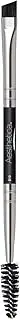 Aesthetica Pro Series Double Ended Brow Brush/Spoolie - Precision Application & Blending of Brow Powders, Waxes and Gels - Vegan and Cruelty Free