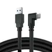 15ft Link Cable for Oculus Quest - Right Angle USB 3.2 Gen 1 USB-C to USB-A 5M