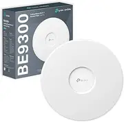 TP-Link BE9300 Tri-Band WiFi 7 Wireless Access Point, Support Passive PoE, Easily Mount to Wall or Ceiling, Simply Managed by Free EAP Controller Software, Mesh and AI Roaming (EAP772)