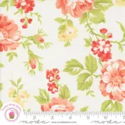Moda JELLY & JAM 20490 11 White Orange Floral FIG TREE Quilt Fabric
