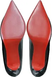 [Dr Foot] Dr. Foot Shoe Sole Protectors for high-Heels, Self Adhesive Silicone Non-Slip Shoes Cover Bottoms for Women (Clear)