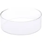 Plymor Clear Acrylic Beveled Ball or Sphere Display Holder Stand, 2" H x 6" W
