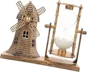 Vintage Sea Lighthouse Clock Decor Unique Art Adornment for Office Table Centerpiece Present Durable and Material Vintage Style Home Decoration