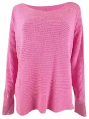 Becca Tilley x Bar III Women's Dolman-Sleeve Sweater (M, Becca Pink)