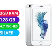 Apple iPhone 6s (128GB, Silver) - Grade (Excellent)
