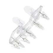 10 Clips Windproof Rotatable Drying Rack for Socks Towels Underwear