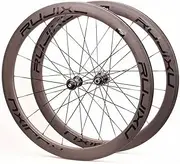 Road Bike Carbon Wheelset 700c Clincher Front & Rear Wheels 23-38C 50mm V-Brake Bike Rims Quick Release Wheel Set 8/9/10/11speed Cassette Carbon Bearing Hubs