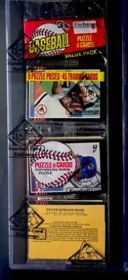 1985 Donruss Baseball Unopened Rack Pack BBCE Sealed Pete Rose Top Flipped Over