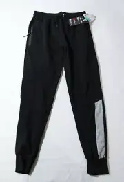 X Game Time Boy's Athletic Pocketed Flex-Fit Joggers BL1 Black Size 10/12 NWT