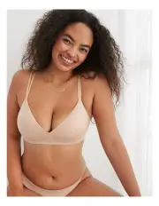 [Aerie] Sunnie Wireless Push Up Bra in Sands