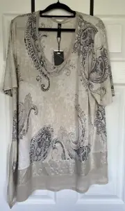 Taking Shape Caldera Paisley Top Size S
