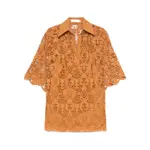 [Zimmermann] Zimmermann Embroidered Blouse I NUMERIC BROWN