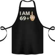 70th Birthday Funny Offensive 70 Year Old Cotton Apron 100% Organic