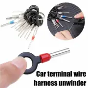 11Pcs Car Wire Harness Plug Terminal Extraction Pick Pin Tool Connector T8R1
