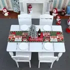 Xmas Table Runners Foldable Stylish Embroidered Table Runner Red Table Linens
