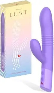 Lust 10" Thrusting Rabbit Vibrator