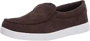 [DC] Men's Villain Slip On Low Top Slipper Casual Sneaker Shoe, Dark Chocolate, 6.5