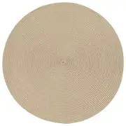Now Designs by Danica 15" Disko Placemat | Light Taupe