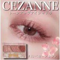 在飛比找蝦皮購物優惠-日本CEZANNE 塞尚 深邃眼彩盤 10莓果棕 二手