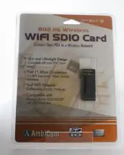 AmbiCom Wireless 802.11B 11 Mbps SDIO Wi-Fi Card (WL11-SD)