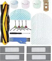 40PCS Replacement Accessories Vacuum Cleaner Parts Compatible with Ecovacs T8,T9, T9 Max- Roller Brush, Hepa Filter, Side Brush, Fragrance Capsules, Dust Bags, Mop Cloths, Robotic Cleaners Kit