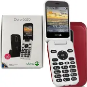 Doro 6620 3G Red 128MB ROM + 64MB RAM Single-SIM Factory Unlocked OEM NEW