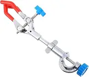 Hohopeti Laboratory Prong Jaw Clamp for Retort Stand Stable Finger Clamp for Test Tubes Flasks and Condensers Electroplated Corrosion Resistant Design