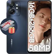 Blackview Color 8 Unlocked Android Phones, 16GB+256GB/SD 2TB Smart Phone, 50MP Camera Mobile Phone, 6000mAh+18W, 6.75" HD+ 90Hz Cellphone, 3 Card Slots, 4G Dual SIM Phone, Fingerprint ID, T-Mobile
