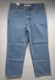 Cabelas Jeans Womens 18 Short Plus Size Relaxed Straight Leg Stonewashed Denim