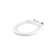 Britex White Vandal Resistant Closed Front Toilet Seat