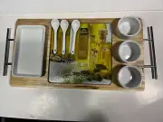 CHIP AND DIP SERVING SET, 9 PIECES