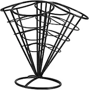 ORFOFE Creative Snack Stand French Fries Holder Appetizer Serving Rack Metal Wire 4 Holes Type