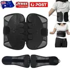 Dual Pulley Lumbar Lower Back Support Belt Brace Posture Sciatica Pain Relief