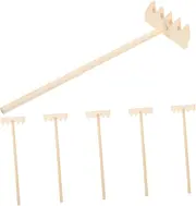 6Pcs Mini Rake Tools for Sand Gardens Lightweight Portable Garden Accessories for DIY Miniature Zen Garden Decoration and Sand Table Design