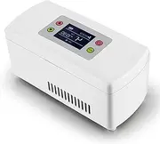 Insulin Refrigerator for Travel Portable Insulin Cooler Refrigerated Box Electric Medicine Travel Cooler with LCD Display for Diabetes Insulin,Keeping Cooling 2-8℃,Battery*1